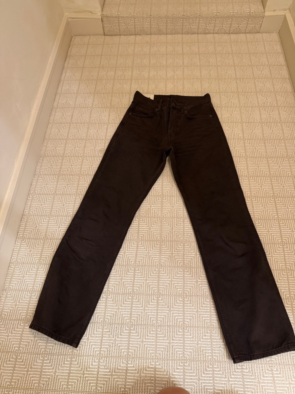 STAUD Women's Straight-Leg Jeans in Brown